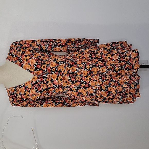 Wild Fable Floral Long Sleeve Dress SZ S - Picture 1 of 13
